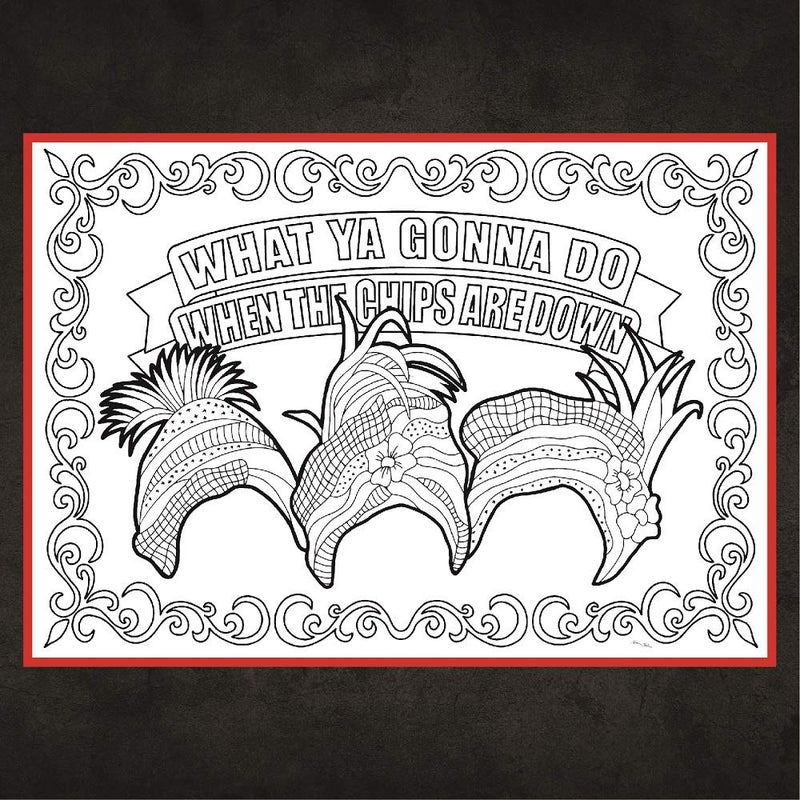 Coloring Broadway - Hadestown inspired Coloring Postcards (Set of 4) â€œWait For Meâ€ Collection, Broadway Musical Merchandise, Matte Card Stock (5â€ x 7â€), Ideal Gift for a Broadway Theater Lover - Image 5